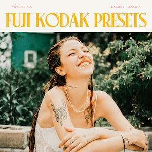 Fuji Kodak Lightroom Presets | 10 Vintage Film Lightroom Presets for Mobile and Desktop | Lightroom Edit | Lightroom Instagram Presets