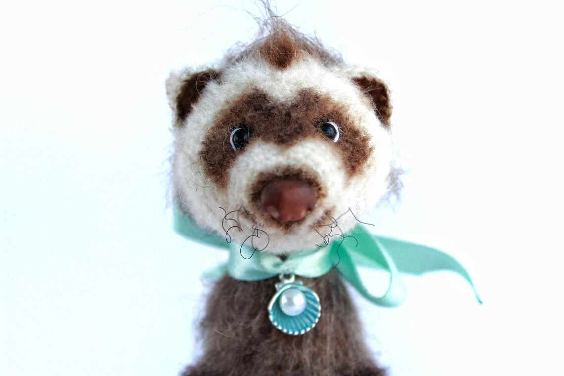 Brown Ferret Amigurumi Ferret ferret stuffed animal ferret Etsy
