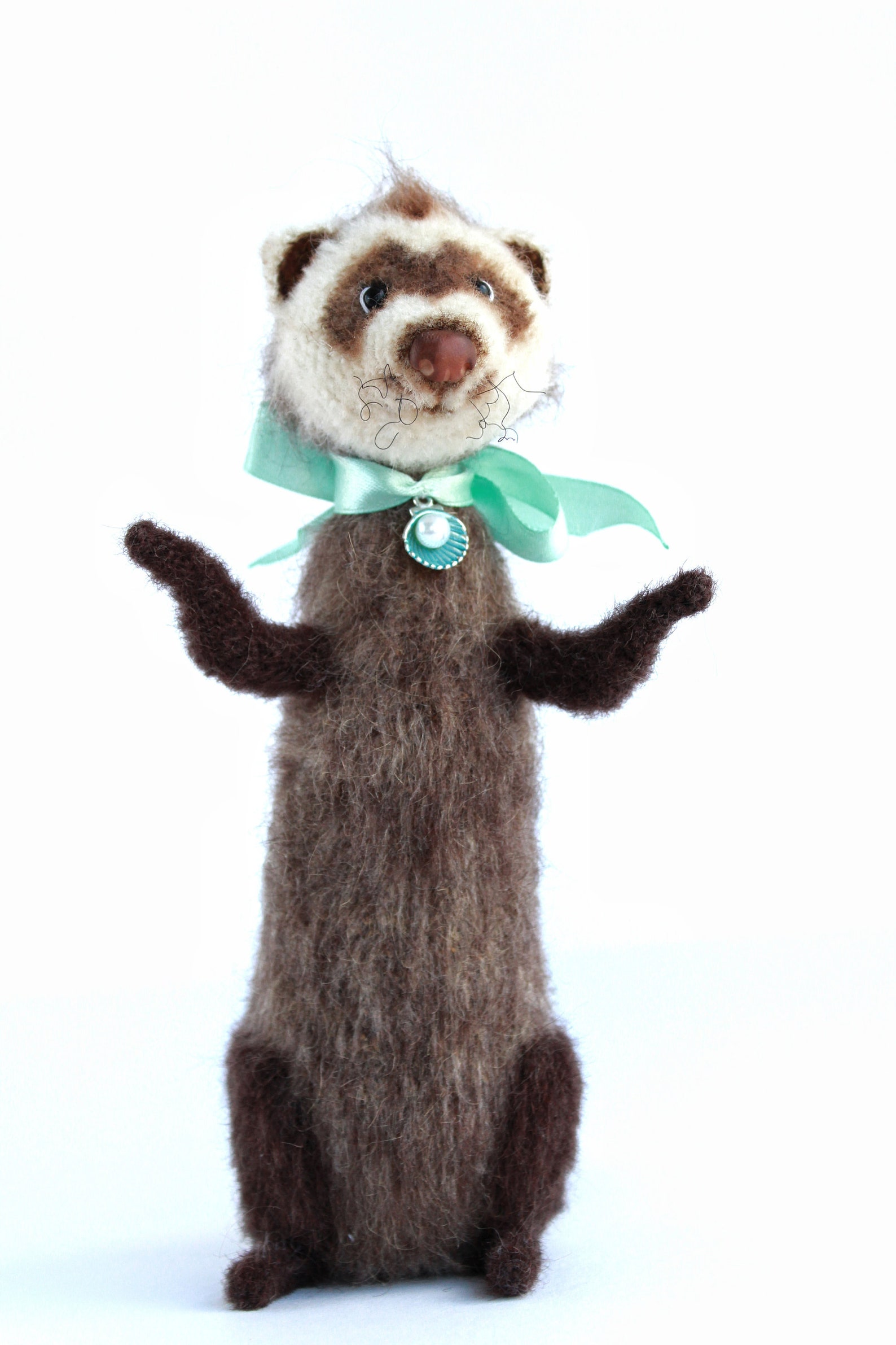 Brown Ferret Amigurumi Ferret ferret stuffed animal ferret Etsy