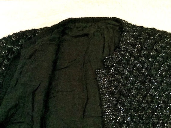 Black Sequin Top - image 2