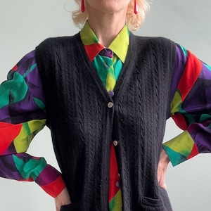 Vintage Wool Sweater Vest, S/M