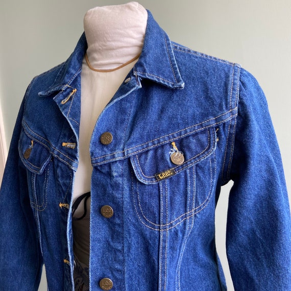 Vintage 1970s Lee Riders, Ms Lee, Denim Jacket, S… - image 6