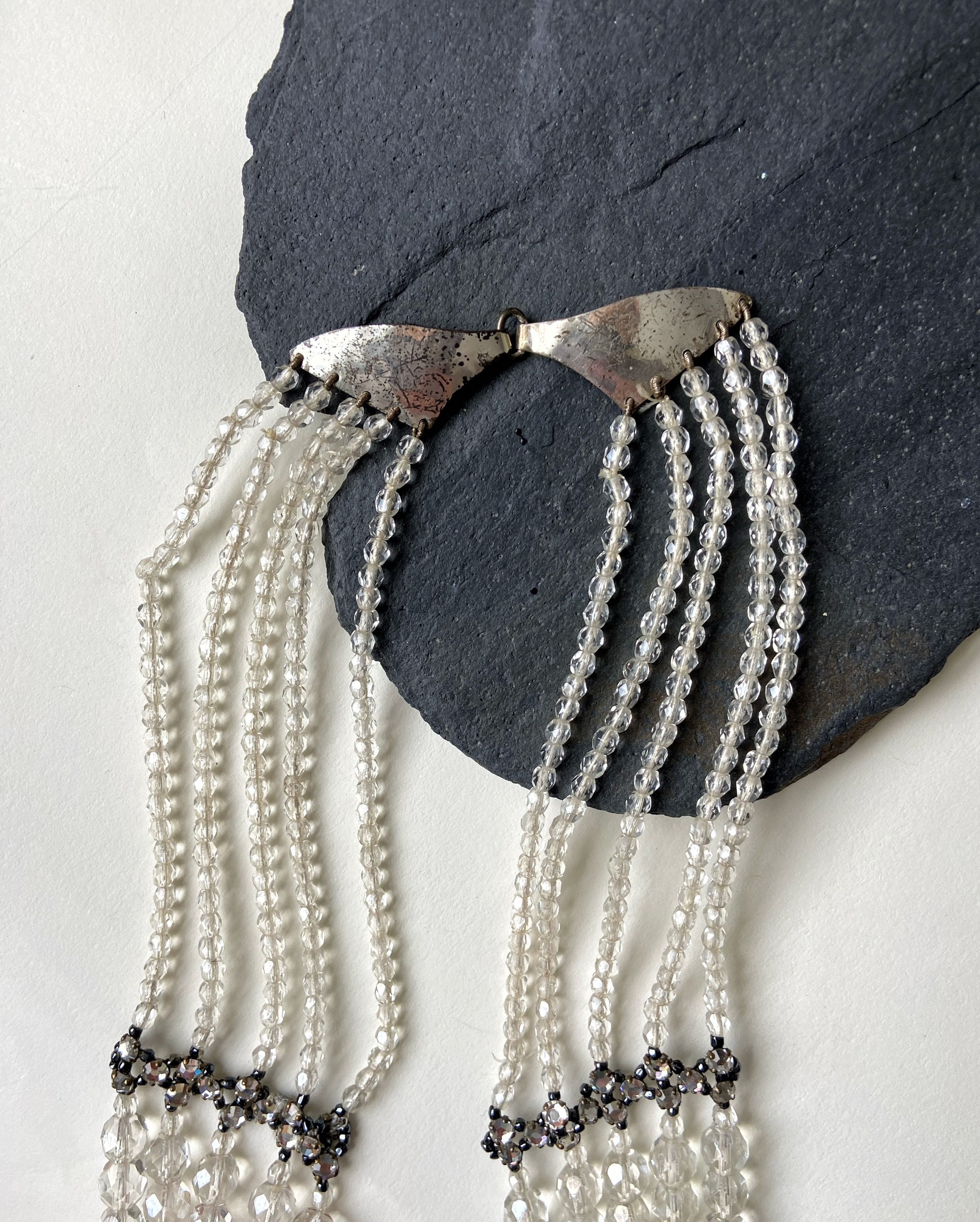 Collier Bavoir En Perles Acryliques Multicolores - Longueur 16 Pouces, Occasion, Style Ethnique