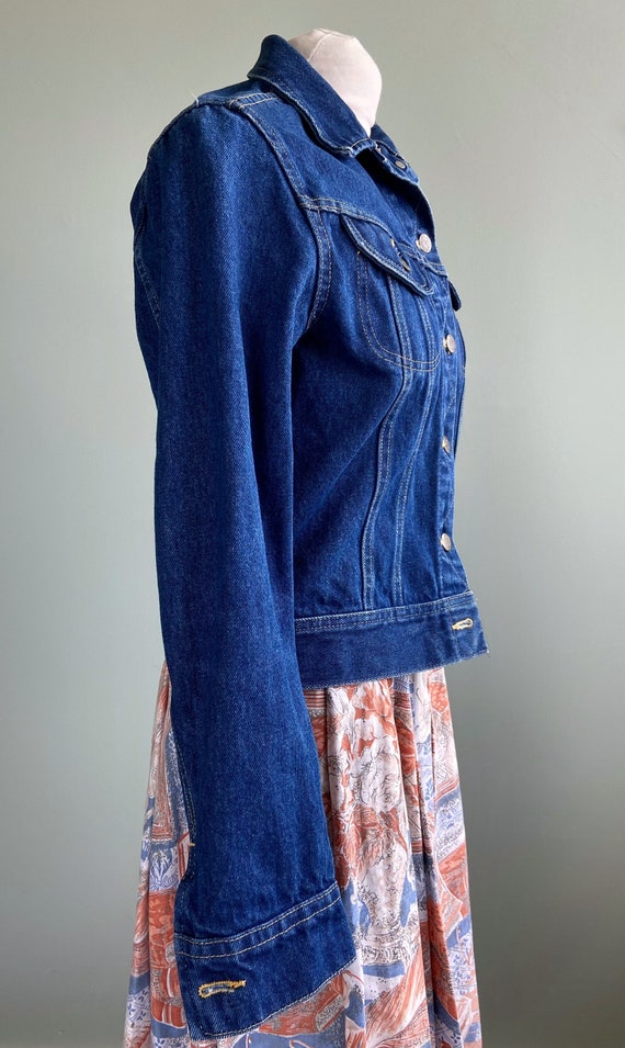 Vintage 1970s Lee Riders, Ms Lee, Denim Jacket, S… - image 9