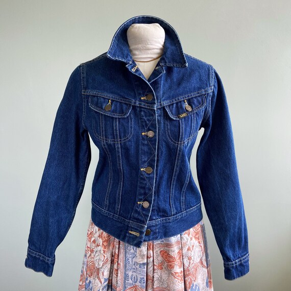 Vintage 1970s Lee Riders, Ms Lee, Denim Jacket, S… - image 7