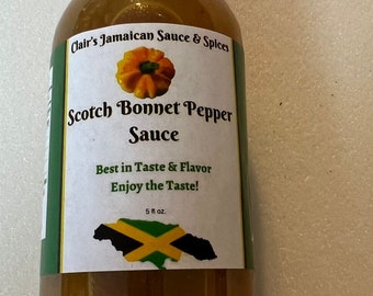 Real Jamaican Scotch Bonnet Pepper Sauce