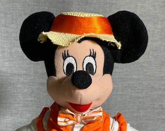 Disney Store Mouseketoys Quartett Minnie Sitzsack 10 ”Plüsch - EUC !!