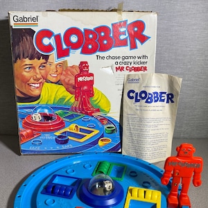 Vintage 1977 Gabriel Clobber Pop-O-Matic Board Game - Complete!!