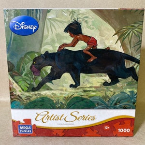 Mega Puzzle Disney Artist Series The Jungle Book Mowgli 1000 Piece Puzzle - NEW!