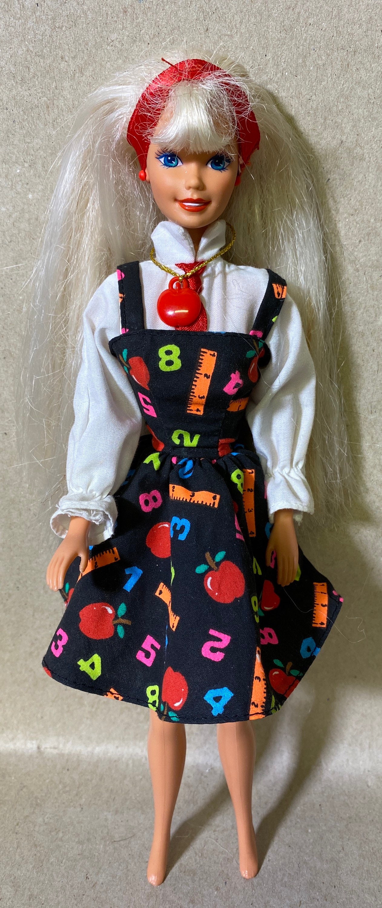 Integreren stof in de ogen gooien gips Vintage 1995 Mattel Teacher Barbie Doll & Desk - Etsy