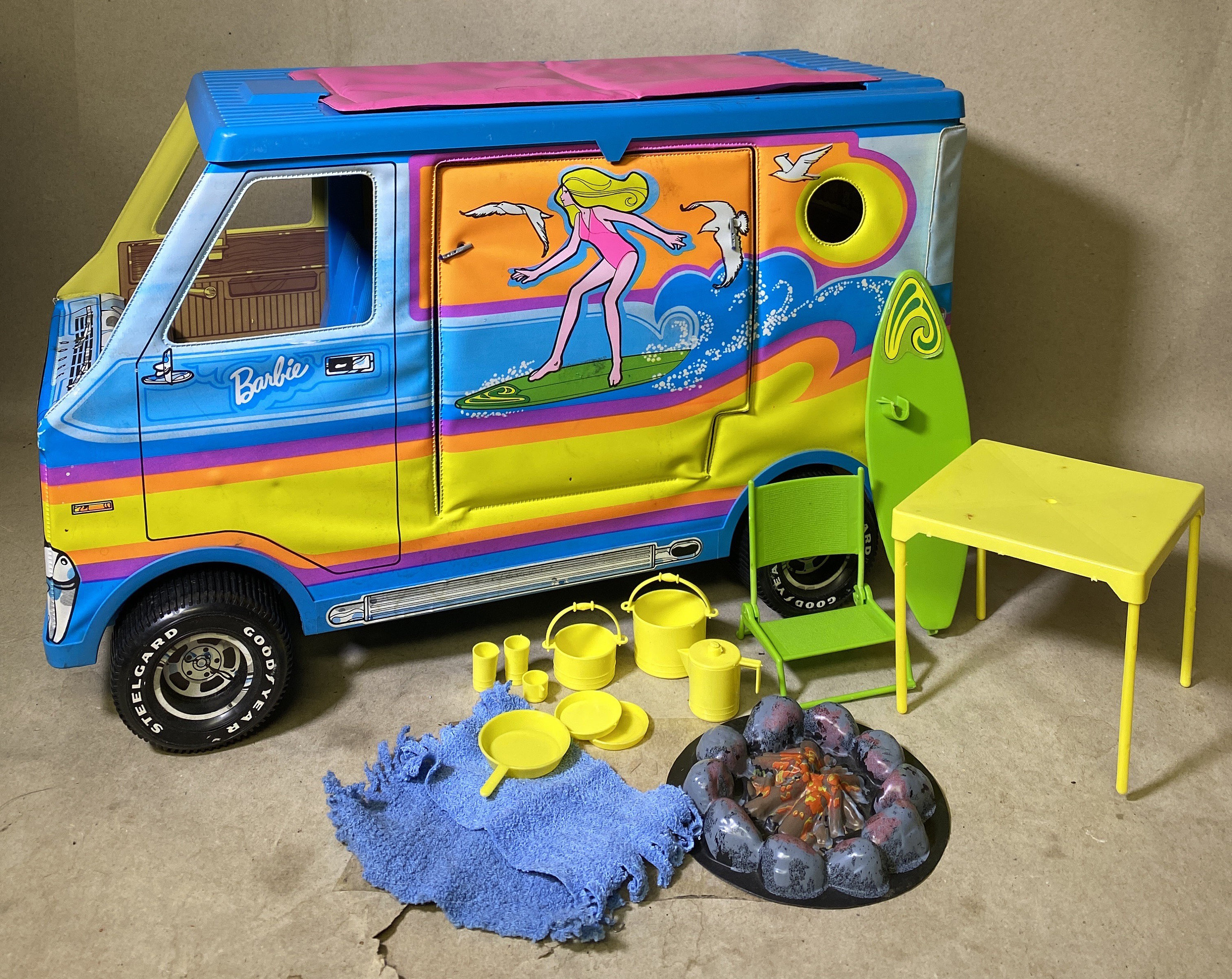 Vintage 1973 Mattel Barbie Bus Accessories - Etsy