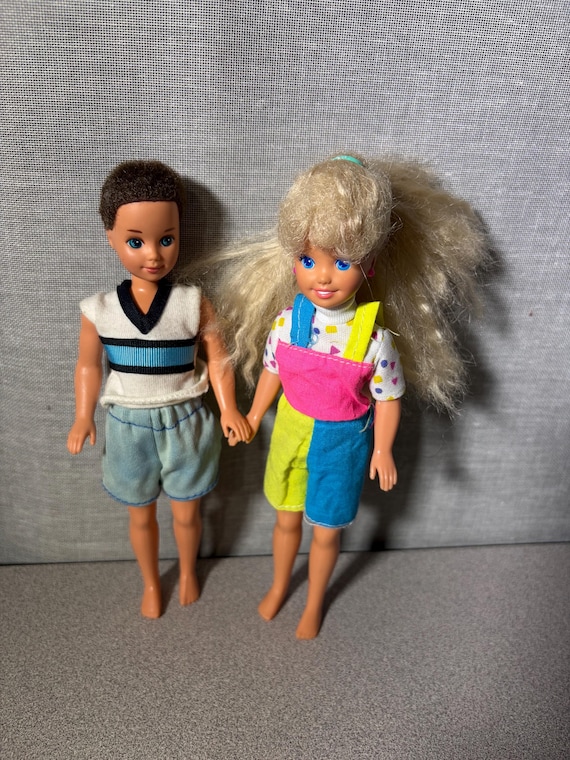 【稀少】 STELLA ステラ ビリヤード キュー 1980年代 ヴィンテージ Vintage 1981 Mattel Barbies Little Sister Stacie & Todd Doll Lot