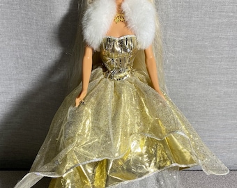 Vintage 2000 Mattel Holiday Barbie Celebration Doll