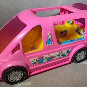 Pre Loved, 2014 Pink, Barbie Pop Up, RV Camper Girls Camping Toy Trailer  Barbie Travel Van Glamping 