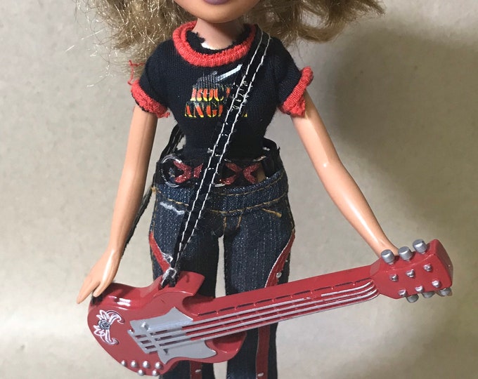 2001 MGA Bratz Rock Angelz Yasmin Doll Stand Guitar & - Etsy