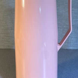 Vintage Thermos Insulated Coffee Carafe Pitcher - Gorgeous Coral Pink!!