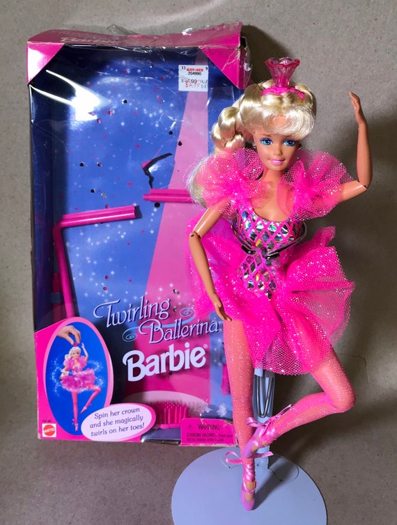 twirling ballerina barbie
