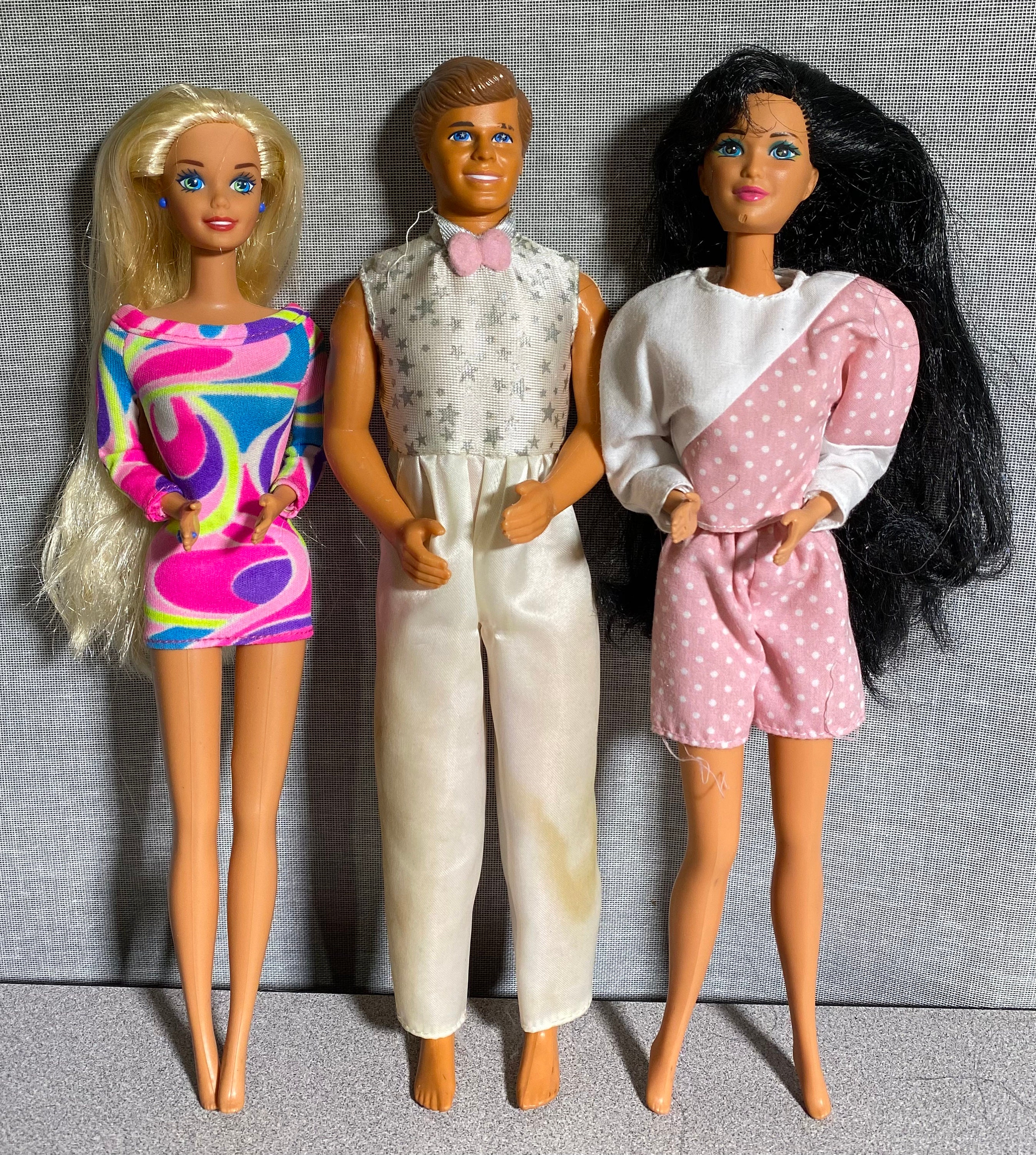 Vintage 90 s Mattel Barbie Dolls Lot Barbie Ken Kira