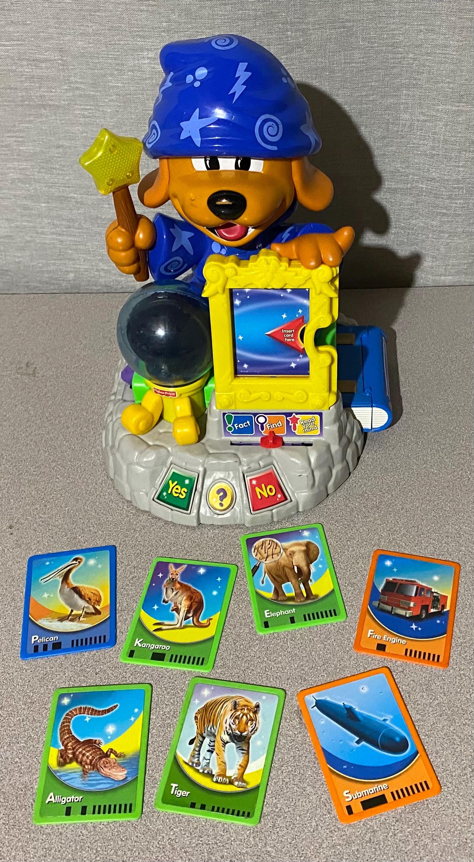 Vintage 2006 Fisher Price Quizard the Learning Magic Wizard & 7