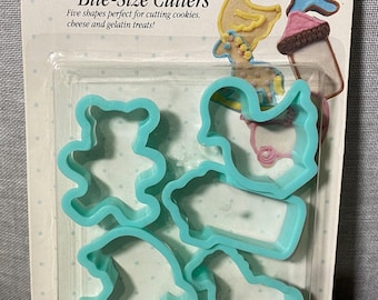 Vintage 1993 Wilton Bite Size Baby Shower Cookie Cutter - neu!!