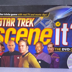 Mattel Optreve Star Trek Scene it? The DVD Game - Compete Never Used!!