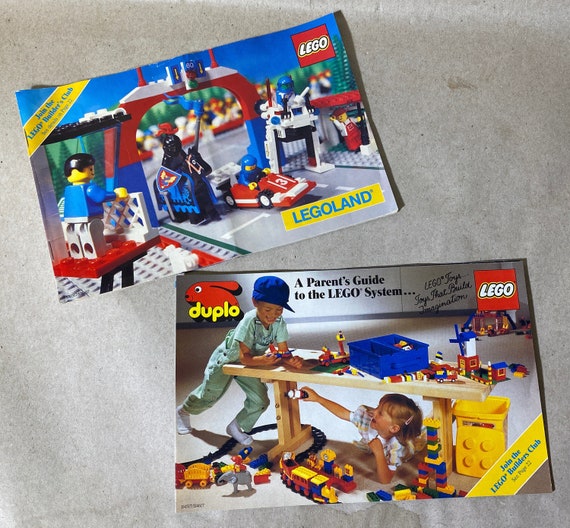 90s LEGO Product Catalog Booklet Pamphlet 2pc Lot -