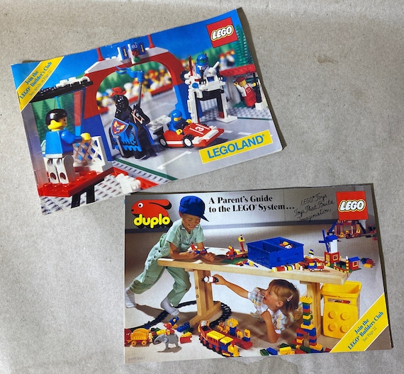 90s LEGO Product Catalog Booklet Pamphlet 2pc Lot -