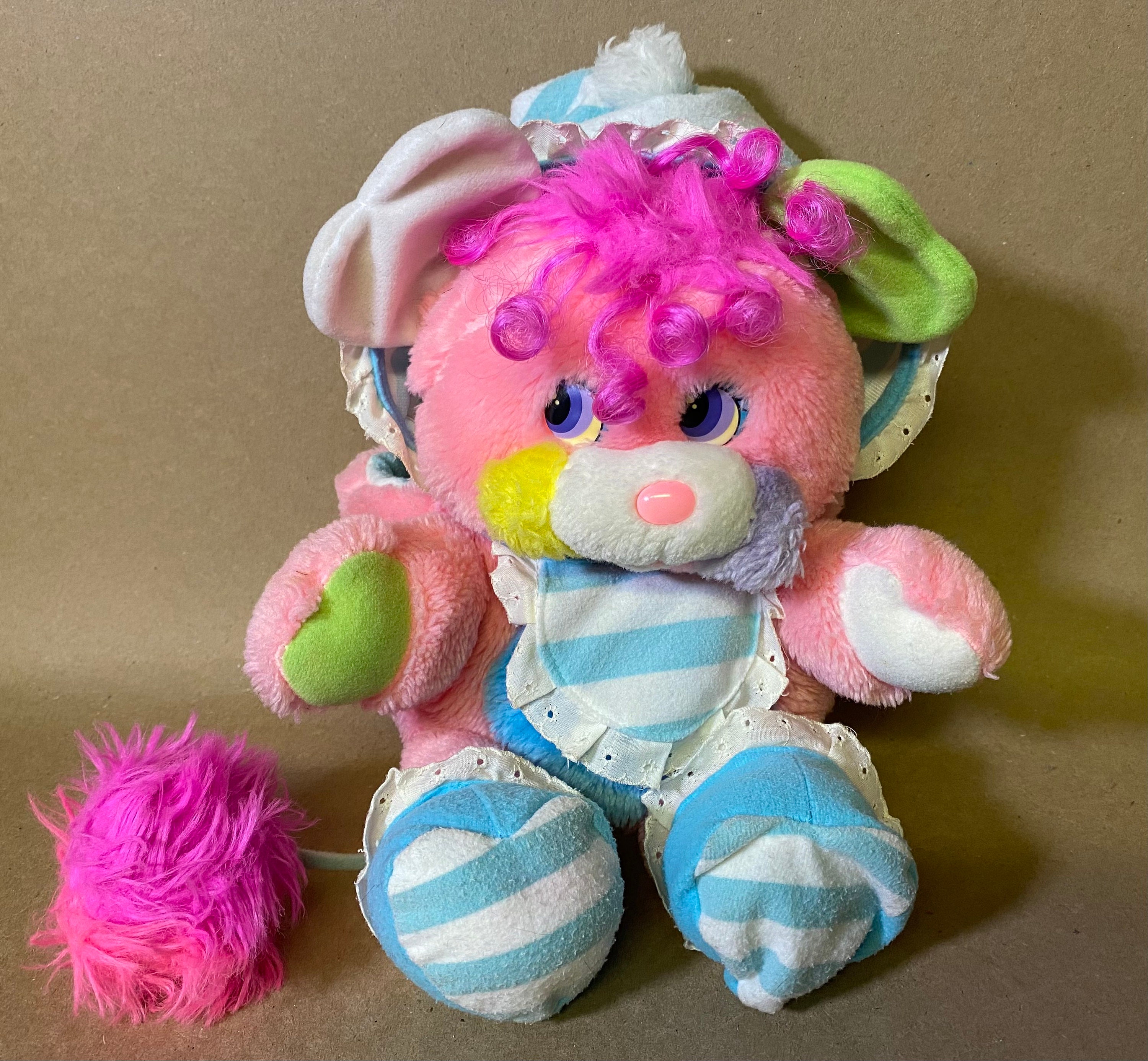 POPPLES Baby Cribsy Popples Plush Complete Vintage 80s By Mattel