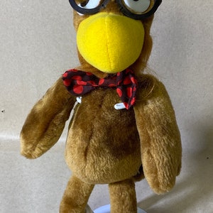 Vintage 1983 Wallace Berrie Shoe Comic Strip Bird Skyler 14” Plush - EUC!!