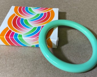Vintage 1979 Avon Color Go Round Bangle Bracelet Mint Green - NEW!!