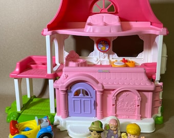 Fisher Price Little People Sweets Sounds Dollhouse With Some Accessories 