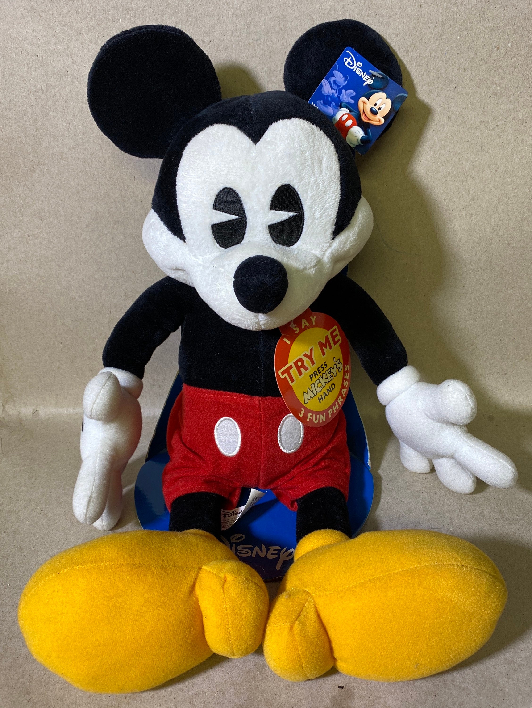 talking mickey plush