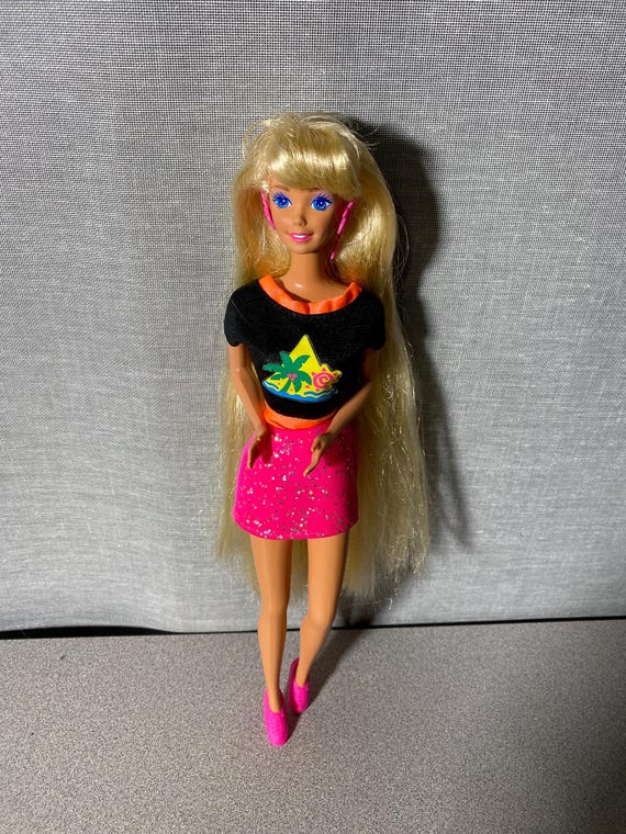 Vintage 1993 Mattel Glitter Hair Barbie Doll - EUC!! - Etsy