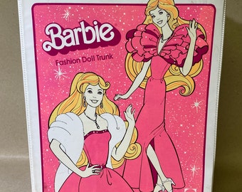 Vintage 1982 Mattel Barbie Fashion Doll Storage Trunk