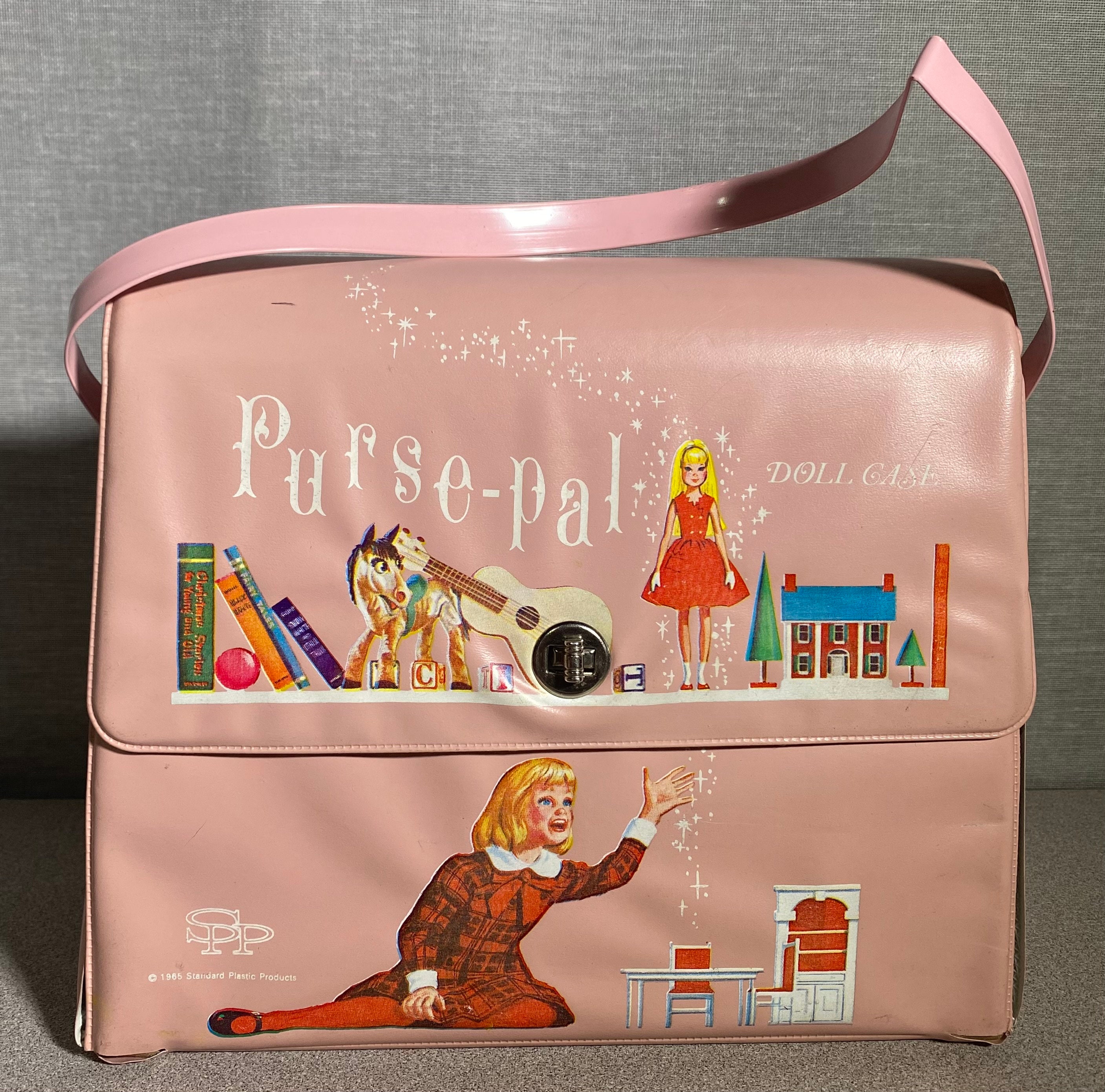 Vintage 1965 Standard Plastic Products Barbie dawn Purse Pal Doll Case RARE Etsy