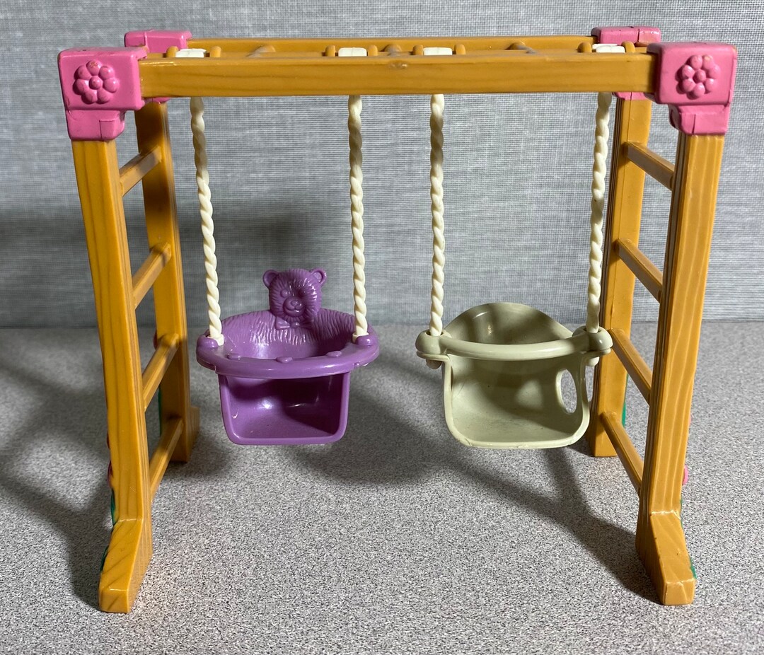 Vintage Fisher Price Loving Family Dollhouse Swing Set Etsy
