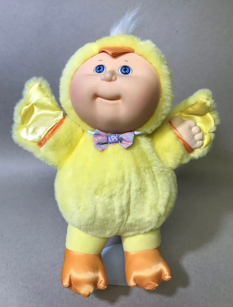 Vintage 1992 Cabbage Patch Kids Easter Yellow Babyland Chick Etsy