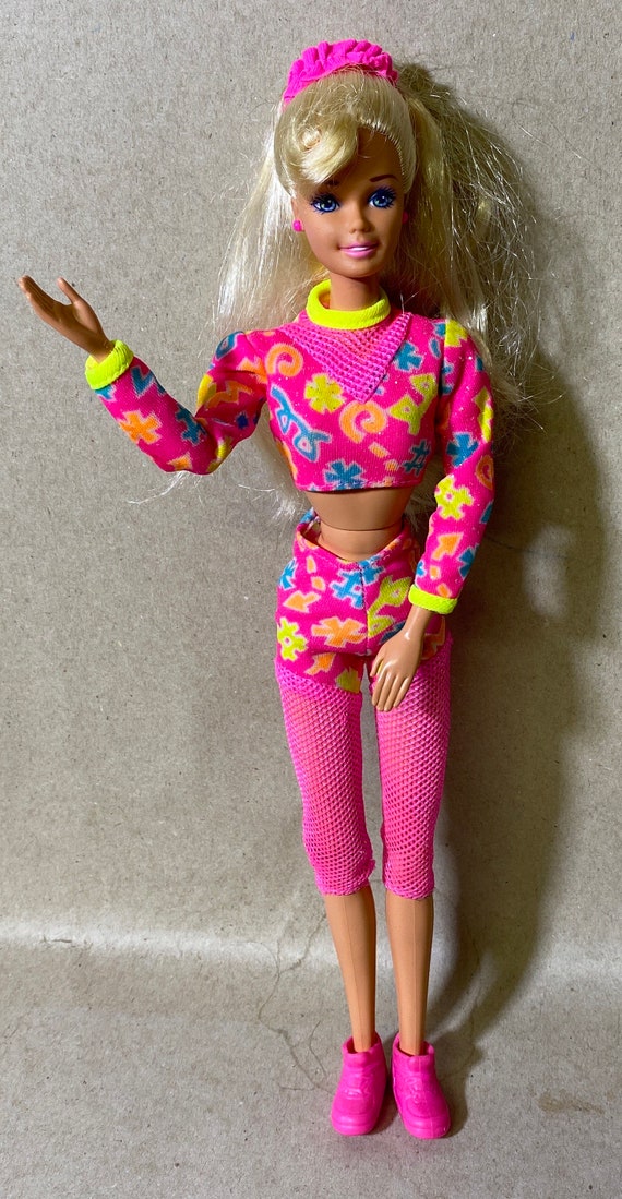 Vintage 1996 Mattel Barbie Workin Out Articulated Doll - Etsy Australia