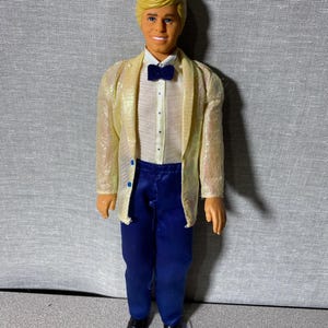 Vtg 1982 Mattel Barbie Designer Collection Date Night Ken Fashion #5651 & Doll