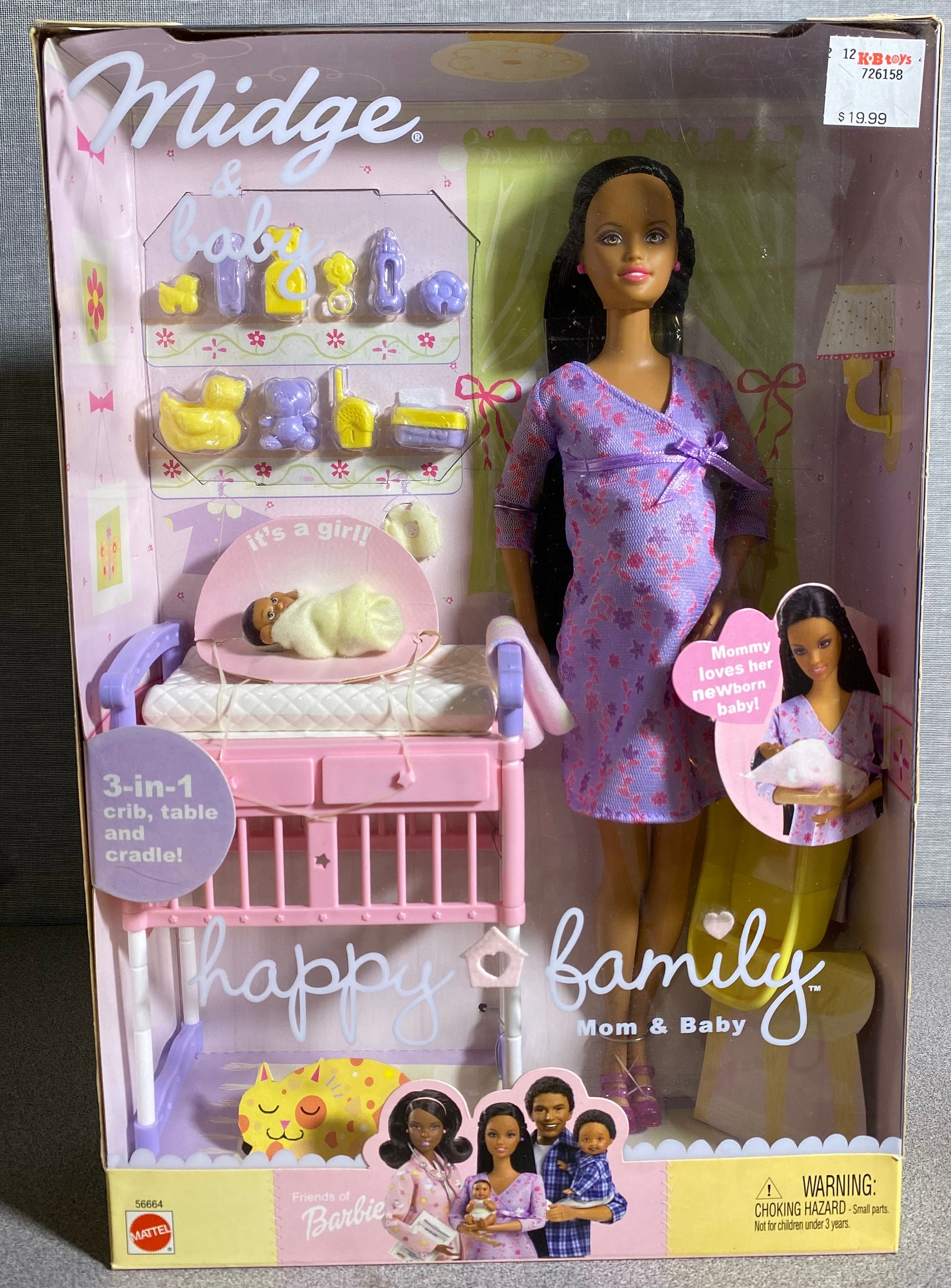 Barbie Midge And Baby Happy Family (56664) for sale online