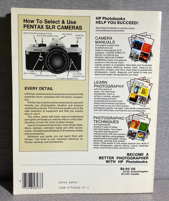 1981年ヴィンテージ SLRシステムとペンタックスSLRカメラの選び方と 