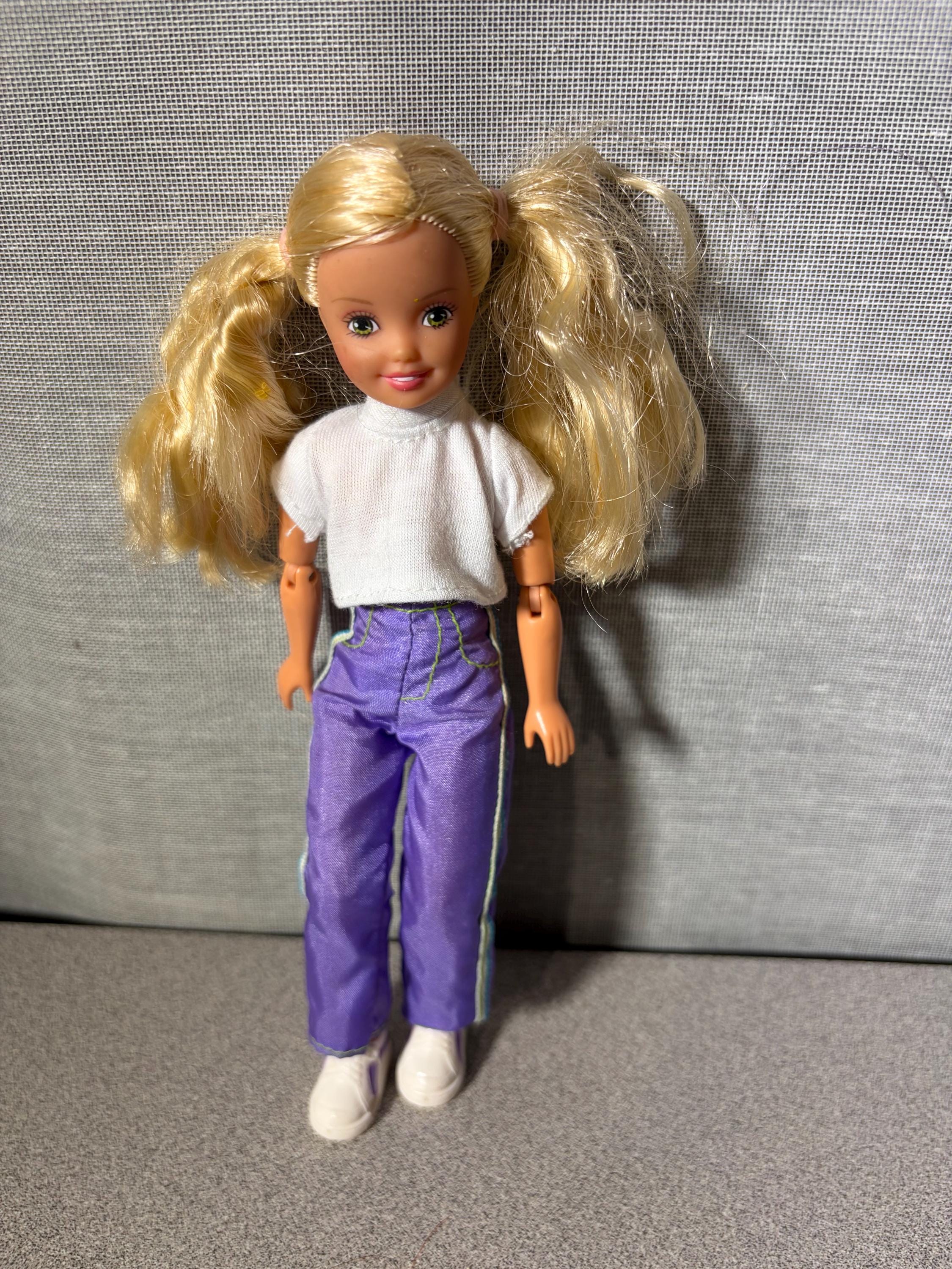 Vintage 1999 Mattel Barbie Sister Stacie Skateboard Doll - Etsy