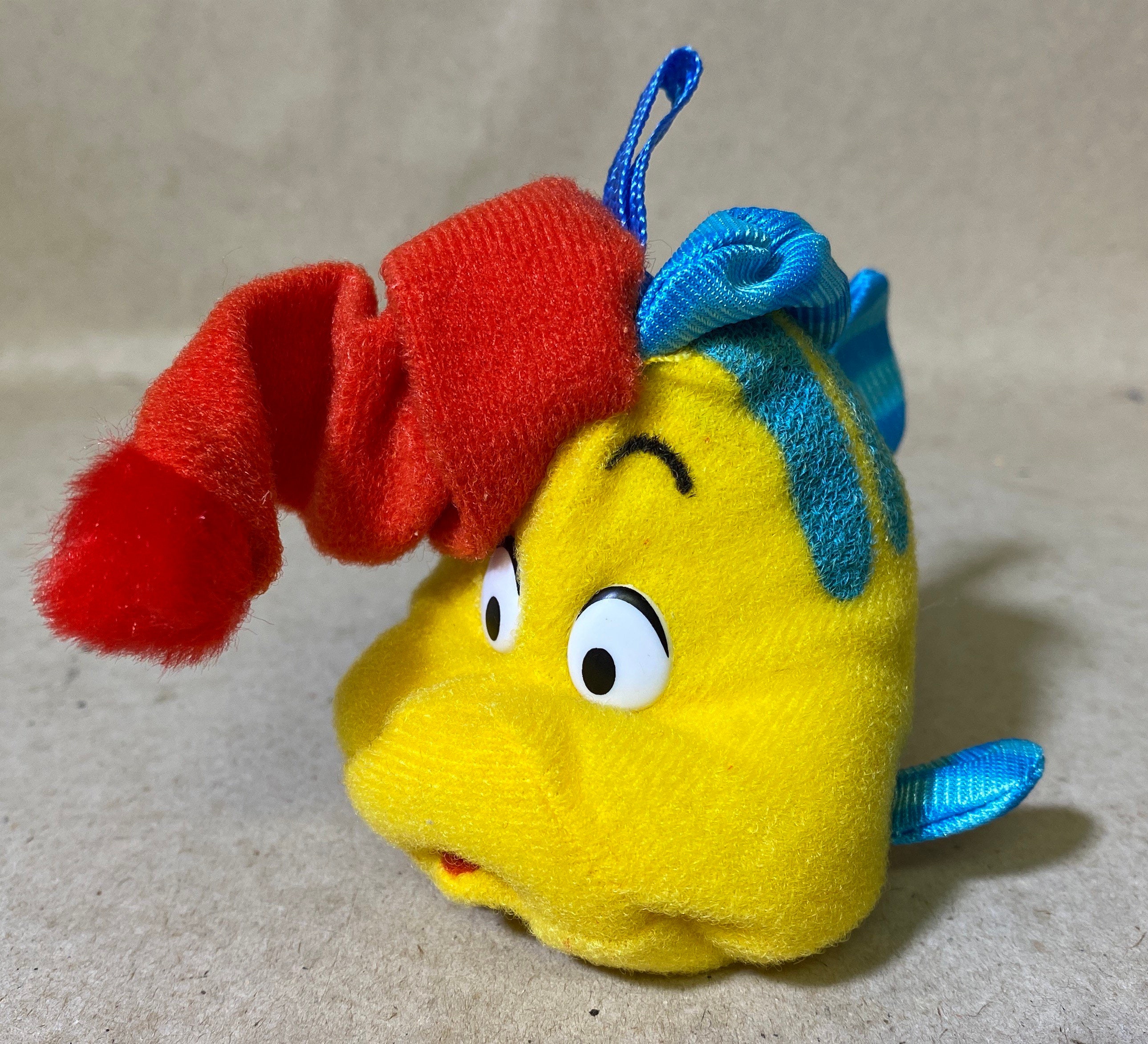 Vintage 1989 McDonald's Disney La Sirenita Flounder Plush - Etsy España