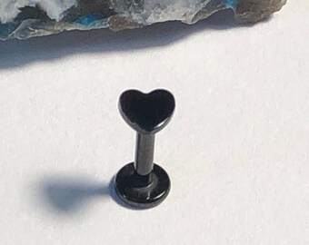16g 1 X grado médico Titanio Labret Stud superior de Bola de Cristal Gema 1.2mm