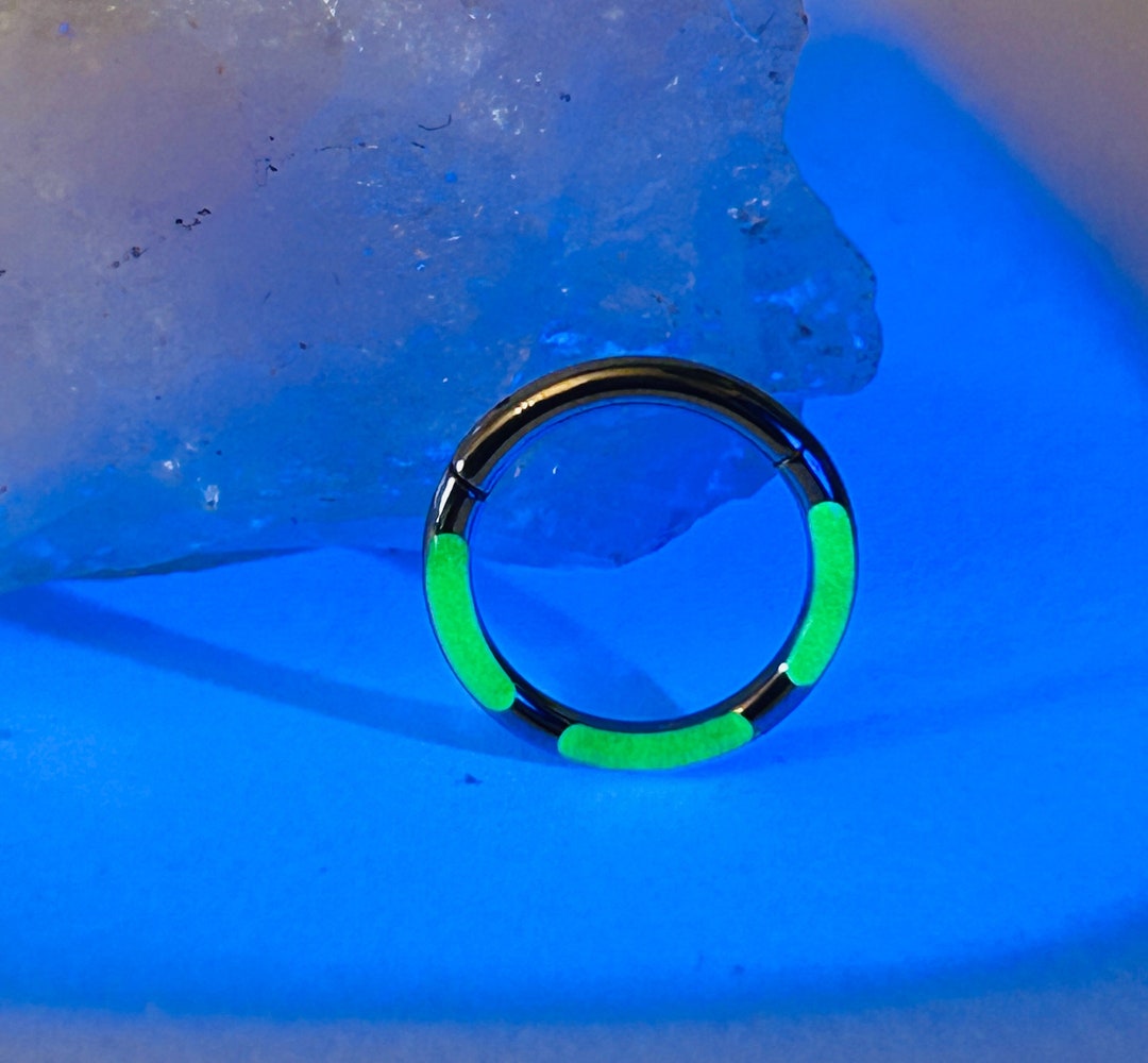 ASTMF136 Medical Grade Titanium Hinged Clicker Ring With Etsy