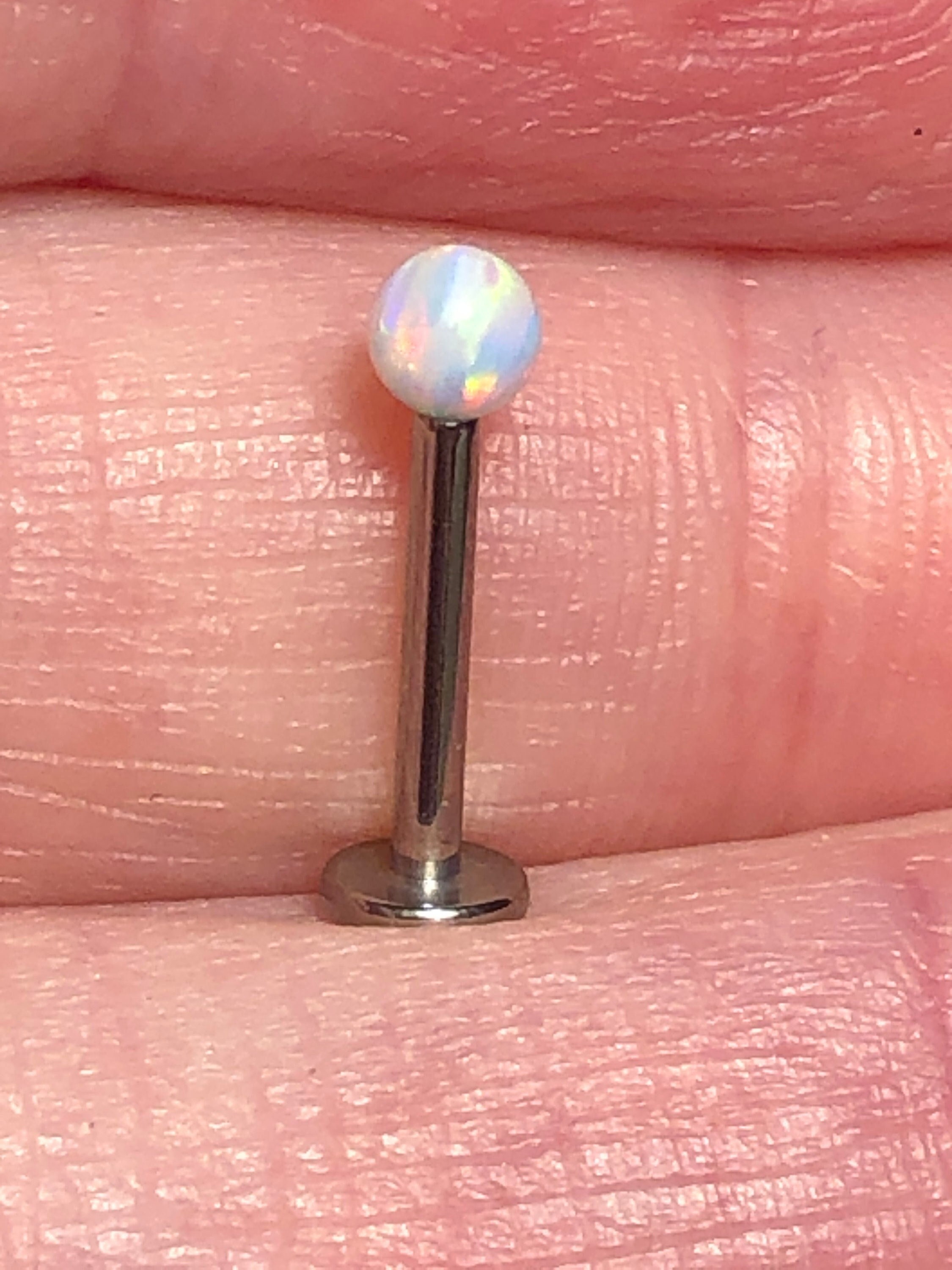 Achat micro labret acrylique petit coeur