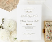 Calligraphy Wedding Invitation Elegant Luxury Wedding | ROYAL COURT Il_170x135