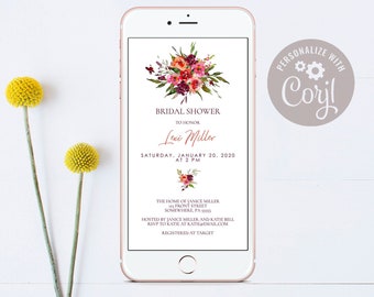Bridal Shower Evite Etsy