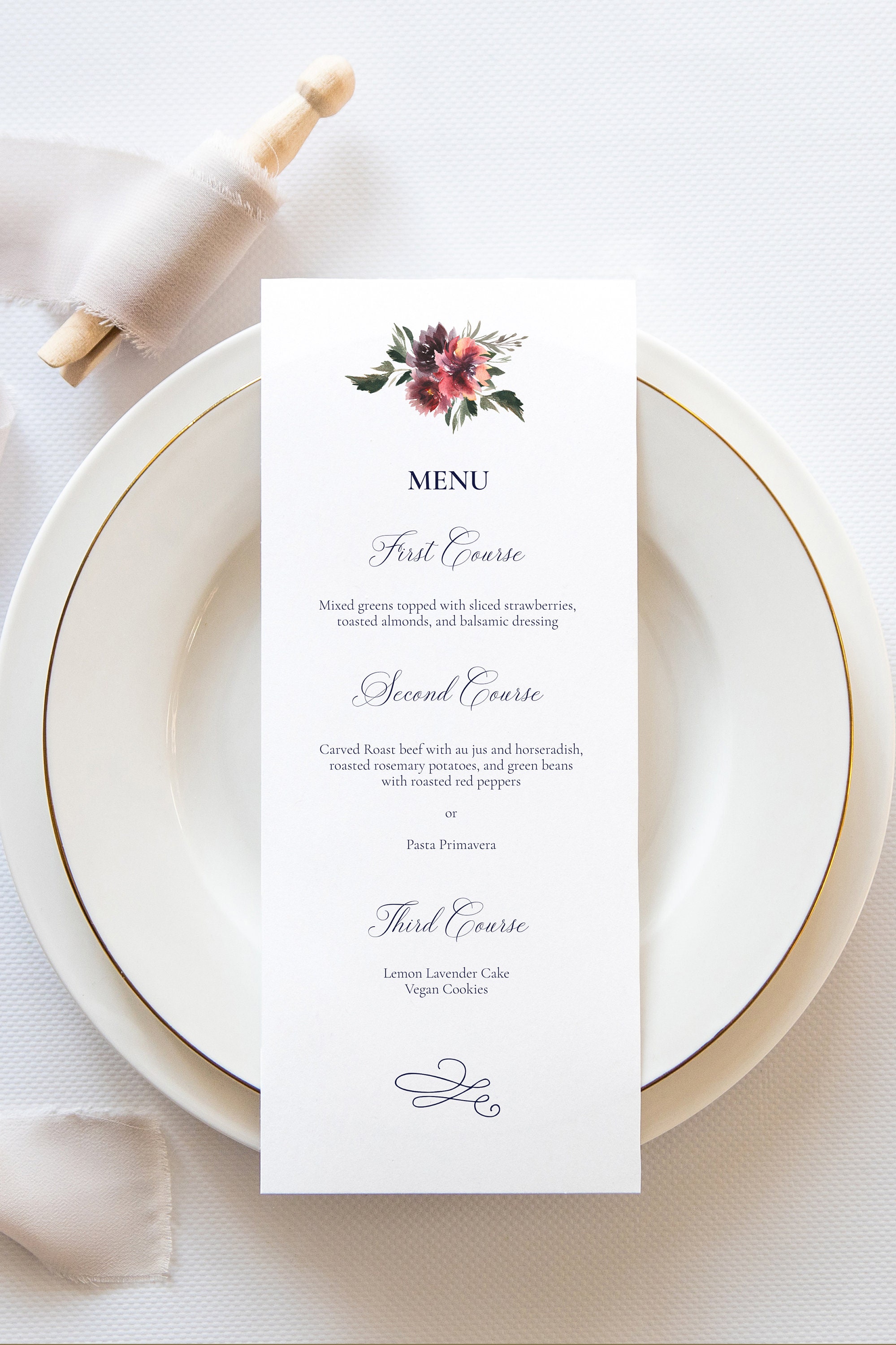 Jewel Tone Wedding Invitation Suite Moody Wedding Invitation | Etsy