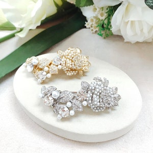 Chanel hair clip etsy Clearance